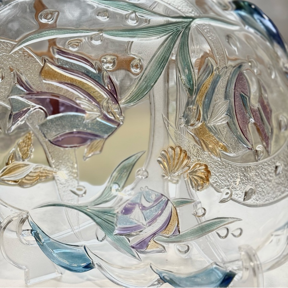 2  Vtg Mikasa Studio Nova Savoir Vivre Key Largo Tropical Fish Oval Bowls Rare - Picture 10 of 16
